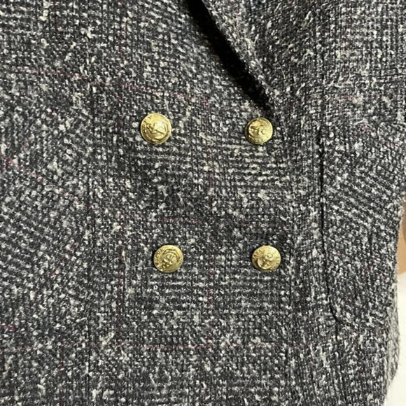 Vintage wool boucle button blazer - Picture 2 of 6